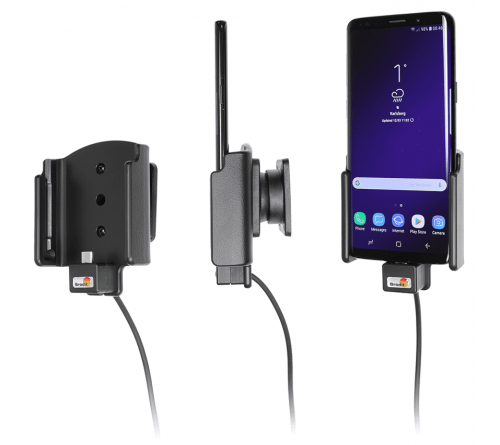 Brodit houder/lader Samsung Galaxy S9 - fixed instal.