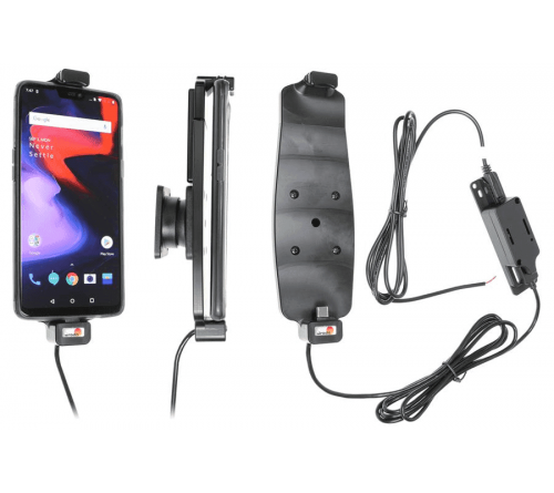 Brodit houder/lader OnePlus 6/ 7 (met skin) - fixed instal.