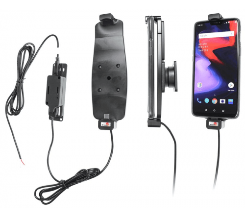 Brodit houder/lader OnePlus 6/ 7 (met skin) - fixed instal.