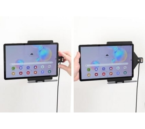 Brodit houder/lader Sam.Gal.Tab S6 10.5 fixed install.
