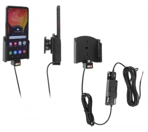 Brodit houder/lader Samsung Galaxy Xcover Pro fixed install.