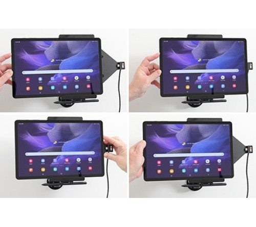 Brodit houder/lader Sam.Gal.Tab S7 FE SM-T733 fixed install.
