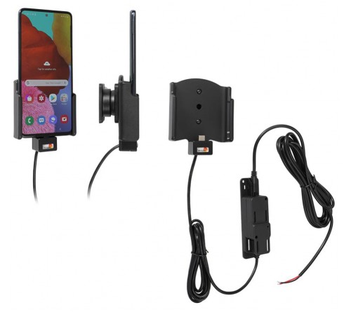 Brodit houder/lader Samsung Galaxy A51 - fixed instal.