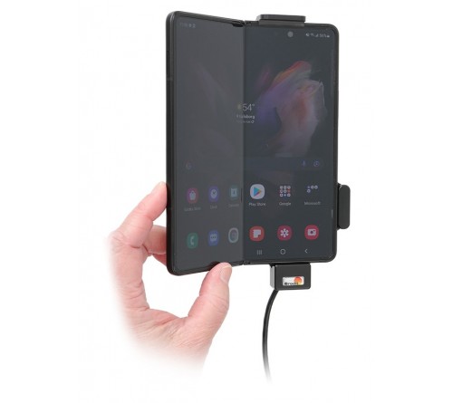 Brodit houder/lader Samsung Z Fold3 5G-fixed-open & folded
