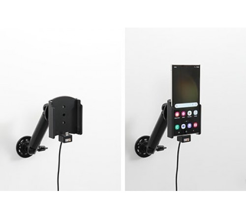 Brodit houder/lader Samsung Galaxy S23 Ultra -fixed instal.