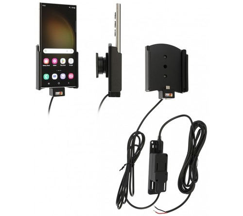 Brodit houder/lader Samsung Galaxy S23 Ultra -fixed instal.