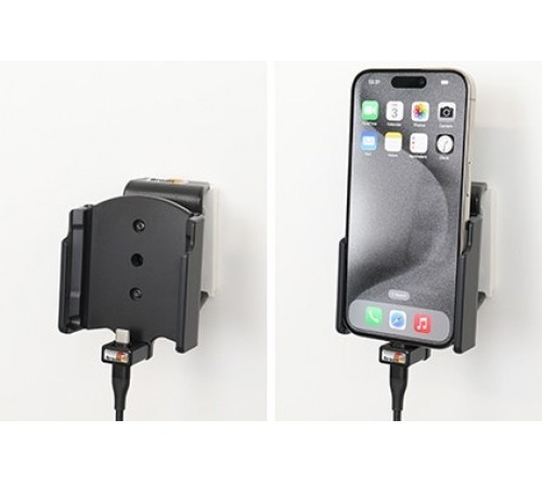 Brodit houder/lader Apple iPhone 15/15 Pro- fixed instal.