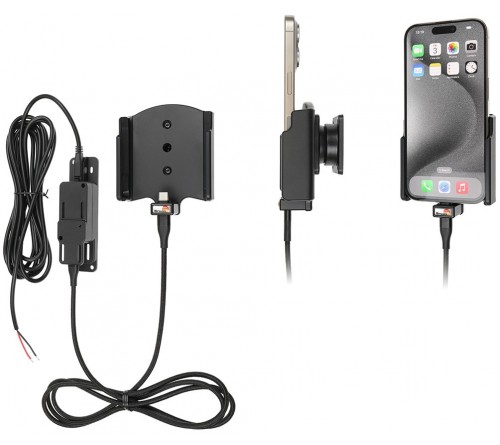Brodit houder/lader Apple iPhone 15/15 Pro- fixed instal.