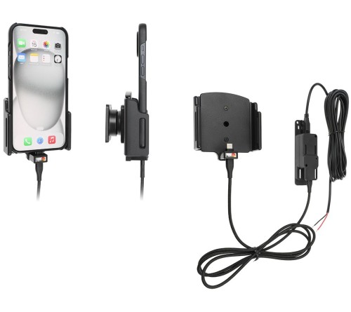 Brodit h/l usb-C verstelb 75-89/6-10mm usb-C fixed iPh 15-