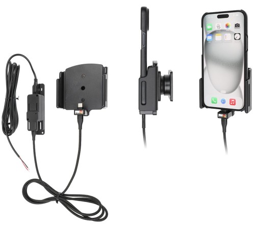 Brodit h/l usb-C verstelb 75-89/6-10mm usb-C fixed iPh 15-