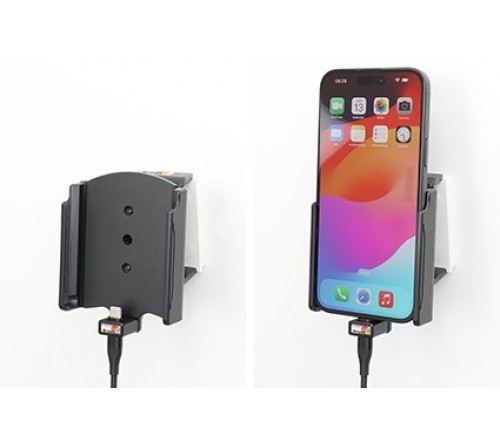 Brodit houder/lader Apple iPhone 15 Plus- fixed instal.
