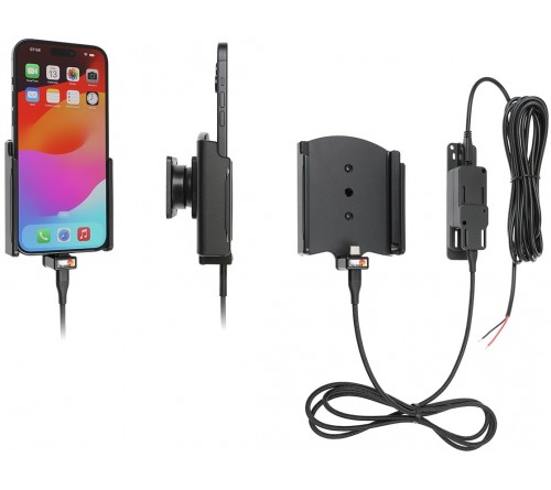 Brodit houder/lader Apple iPhone 15 Plus- fixed instal.