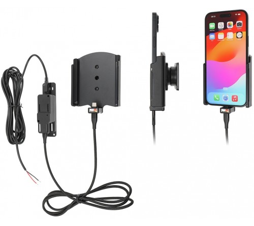 Brodit houder/lader Apple iPhone 15 Plus- fixed instal.