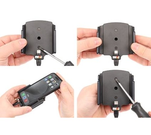 Brodit h/l usb-C verstelb 70-83/8-12mm usb-C fixed iPh 15-