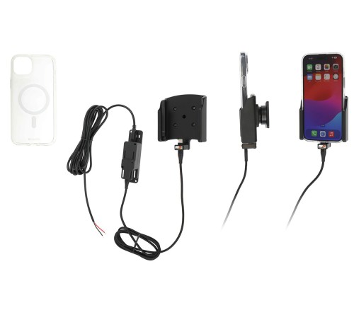 Brodit houder/lader Apple iPhone 15 Plus fixed - with case