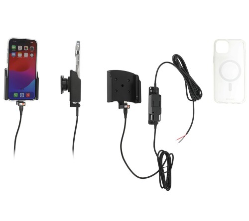 Brodit houder/lader Apple iPhone 15 Plus fixed - with case