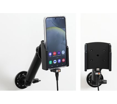 Brodit houder/lader Samsung S24 fixed instal - with case
