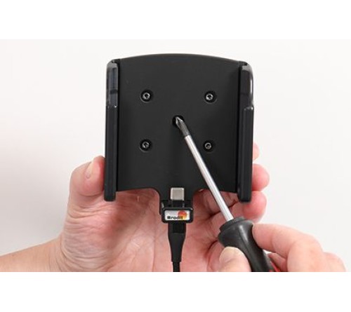 Brodit houder/lader Samsung S24 Plus fixed - with case