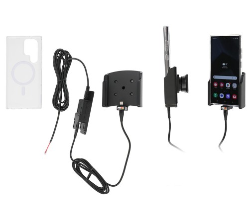 Brodit houder/lader Samsung S24 Ultra fixed - with case