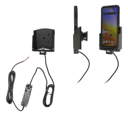 Brodit houder/lader Zebra EM45 - with boot- fixed install.