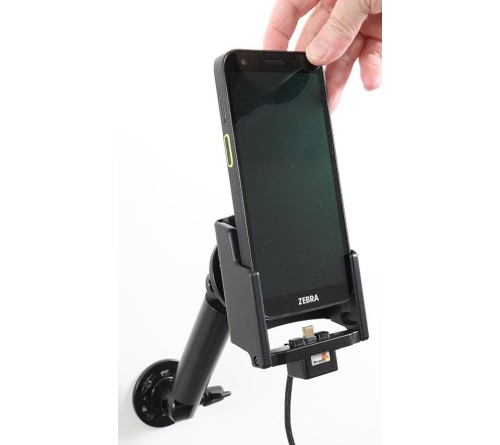 Brodit houder/lader Zebra TC501 USB-C fixed install.