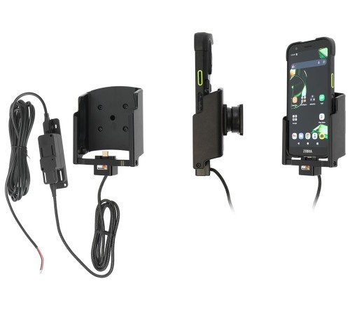 Brodit houder/lader Zebra TC701 USB-C fixed install.