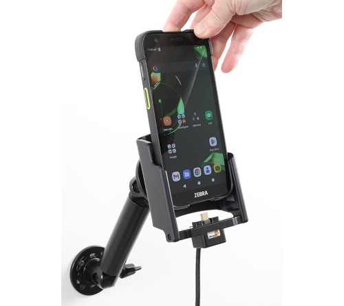 Brodit houder/lader Zebra TC701 USB-C fixed install.