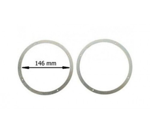 Speakerring set upgrade staal met schuimrubber 165mm