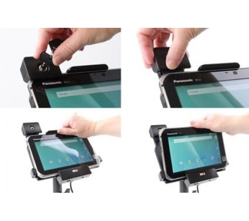 Brodit houder/lader Panasonic FZ-L1 sig.plug LOCK
