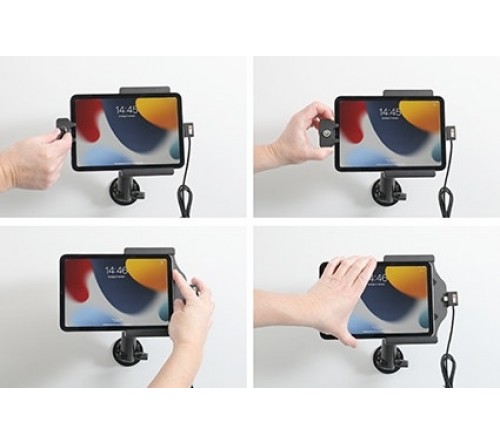 Brodit houder/lader Apple iPad Mini 6 / 7 USB sig. plug LOCK