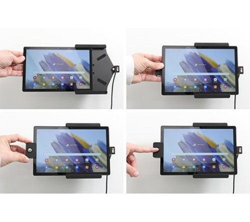 Brodit houder/lader Samsung Galaxy Tab A8 USB sig. plug LOCK