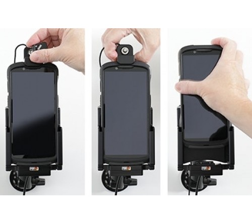 Brodit houder/lader Zebra TC53/TC58 keylock/pogo/cig.plug 3A