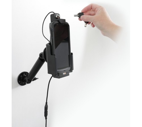 Brodit houder/lader Zebra TC53/TC58 keylock/pogo/cig.plug 3A