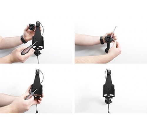 Brodit houder/sig.plug Zebra TC53/TC58 pogo/lock/not boot