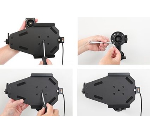 Brodit houder/lader Samsung Galaxy Tab A9 USB sig. plug LOCK