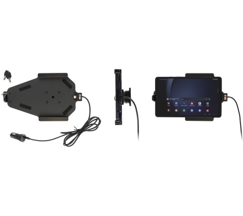 Brodit houder/lader Samsung Galaxy Tab A9 USB sig. plug LOCK