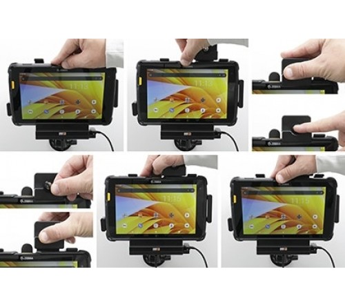 Brodit MUC Zebra ET40/45 8" keylock/ fixed/ USB Host/ rugged