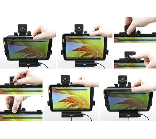 Brodit MUC Zebra ET40/45 10" keylock/ fixed/USB Host