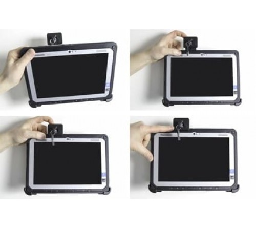 Brodit houder Panasonic FZ-A2 met SLOT - 2 sleutels-Vesa
