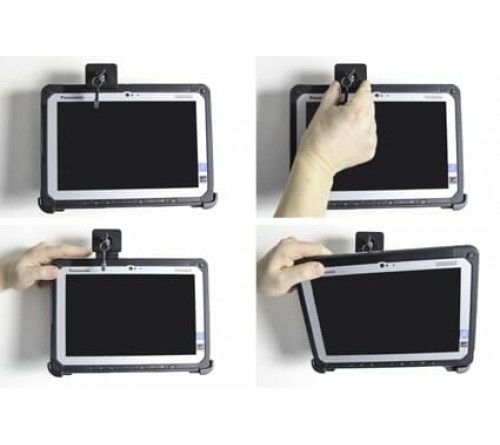 Brodit houder Panasonic FZ-A2 met SLOT - 2 sleutels-Vesa