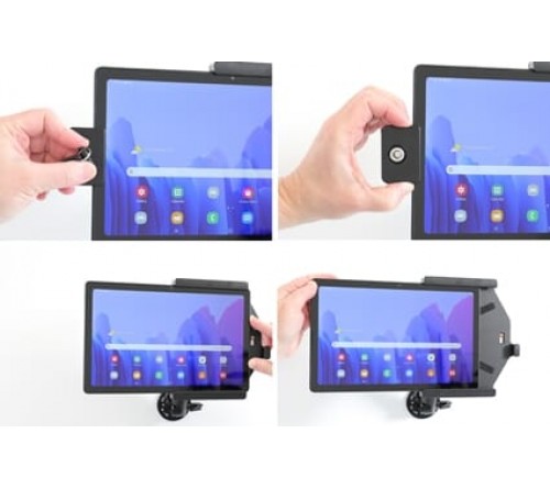 Brodit houder Samsung Tab A7 10.4 2020 with LOCK 2Key