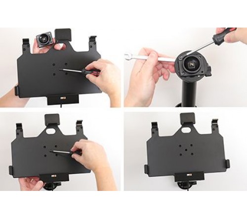 Brodit h/l Samsung Tab Active Pro (veerweerstand) sig.plug