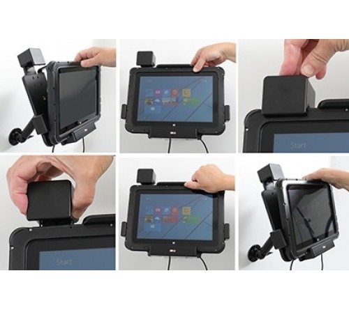 Brodit MUC Zebra ET50/55 10.1" stud/ USB port/ DC/ rugged