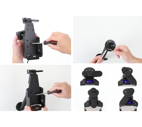 Brodit MUC Zebra TC73/TC78 spring-lock/ fixed