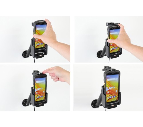 Brodit MUC Zebra TC73/TC78 spring-lock/ fixed