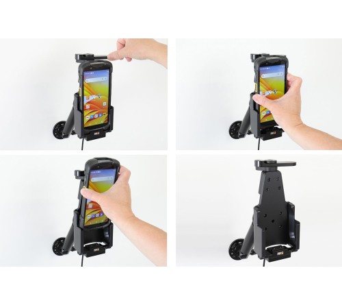 Brodit MUC Zebra TC73/TC78 spring-lock/ fixed