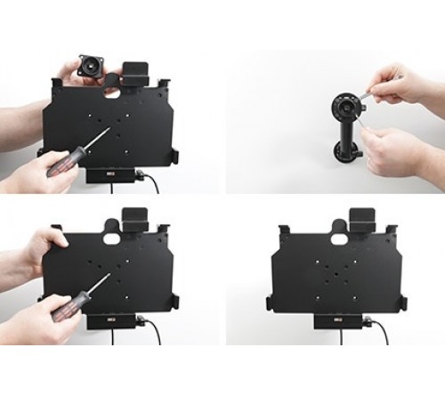 Brodit MUC Sam.Gal.Tab Active 4 Pro USB-host/skin/stud/fixed