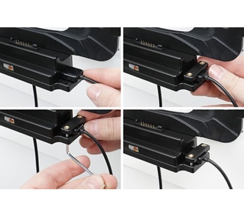 Brodit MUC Zebra ET40/45 8" stud/ fixed/ USB Host/rugged