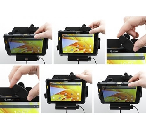 Brodit MUC Zebra ET40/45 8" stud/ fixed/ USB Host/rugged