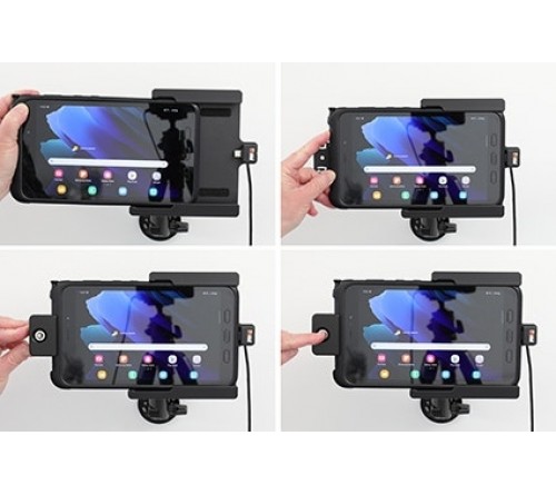 Brodit h/l Samsung Tab Active 2/3 USB sig.plug LOCK-keys